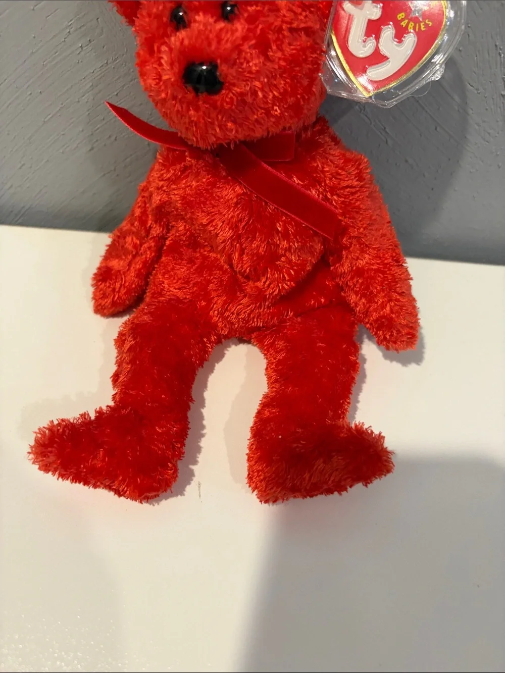 TY Beanie Baby Sizzle Bear